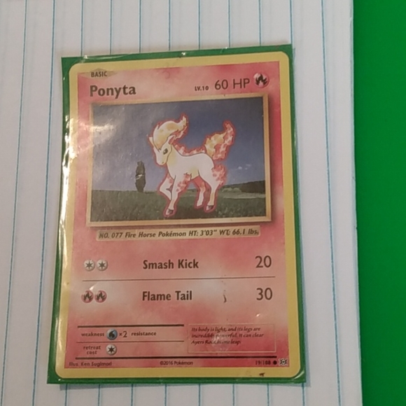 3 Ponyta Pokemon Collectable Cares - Picture 1 of 3